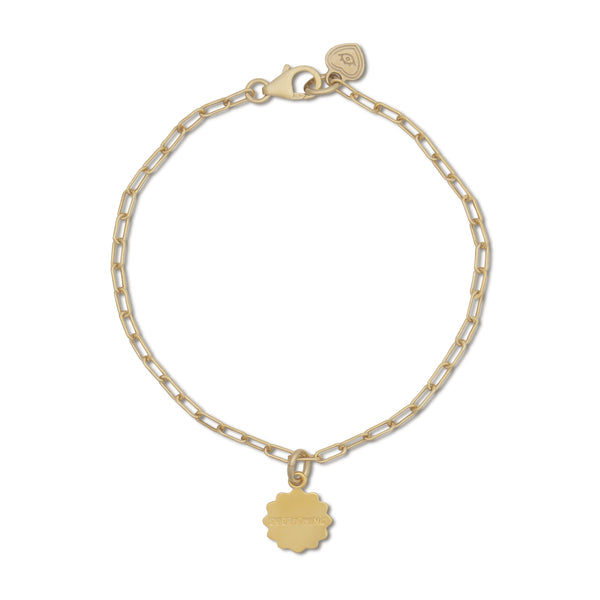 14K Gold Charm Bracelet