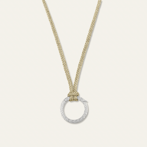 Greek Key Clip with Cord