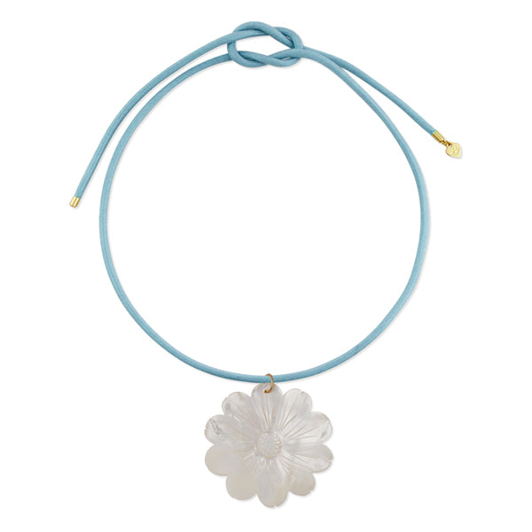 ★ NiRO SERENDIPITY★ MOTHER OF PEARL DAiSY NECKLACE #118 Mother of Pearl Daisy Cord Necklace – HART