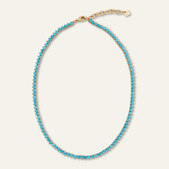 Turquoise Tennis Necklace