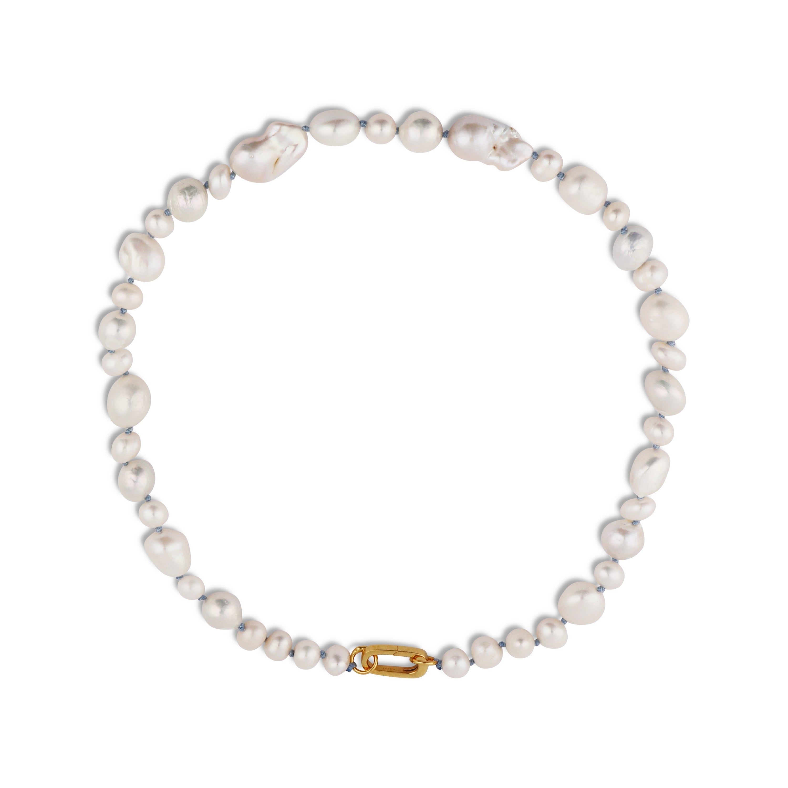 ネックレス・ペンダント The Baroque Pearl and ME Heart Necklace Baroque Pearl Leather Necklace with Heart Pendant Versatile