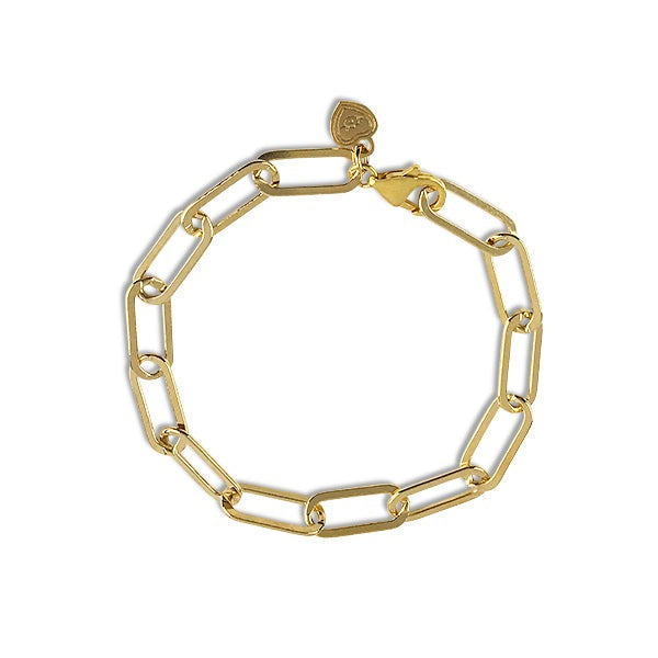 Gold-Filled Jumbo Link Bracelet Chain