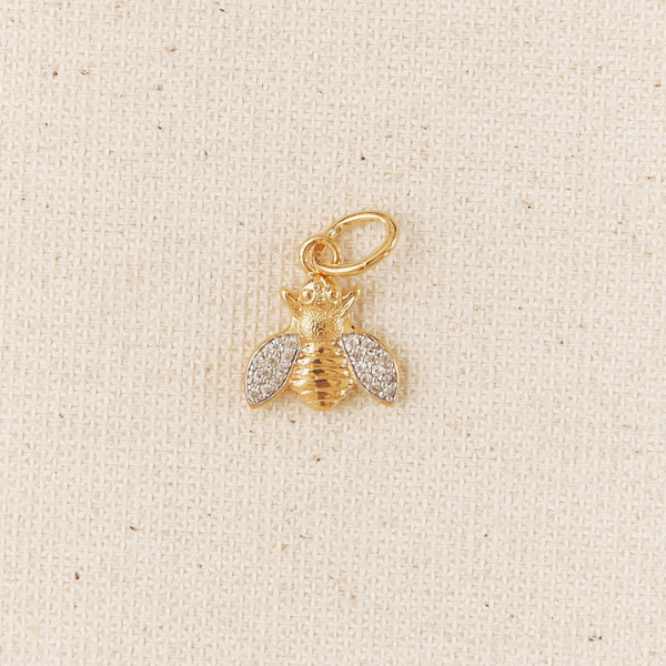 Bee with Pavé Wings Charm