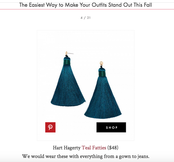 TASSEL TALK: Who What Wear x Hart Tassel Earrings