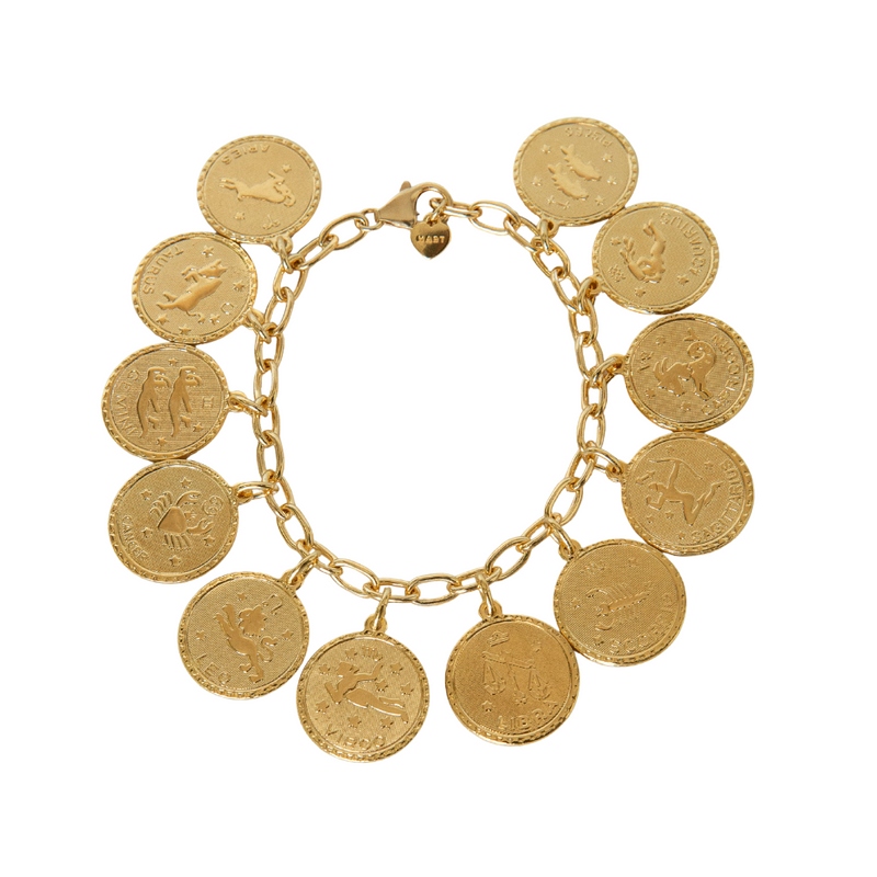 The 12 Zodiacs Charm Bracelet