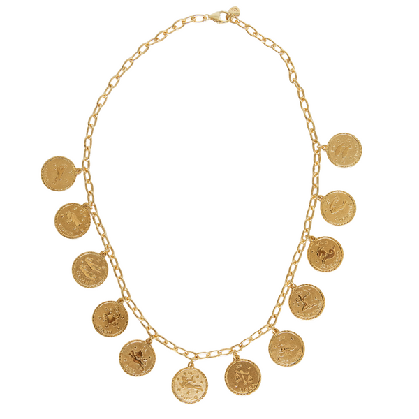 The 12 Zodiacs Charm Necklace