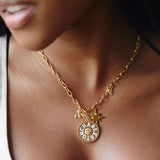 small bee necklace