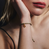 gold lurex bracelet