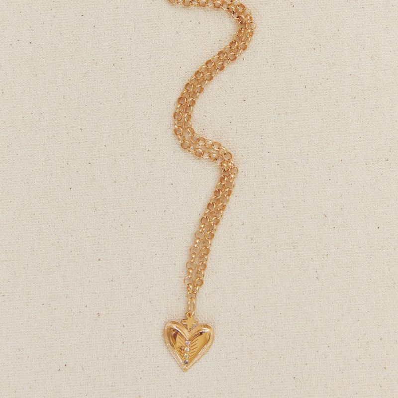 Cosmic Heart Necklace – HART Cosmic Heart Necklace – HART