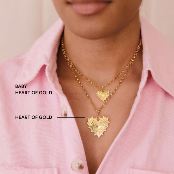 Baby Heart of Gold Charm