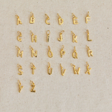 Puffy Letters A-Z Charms