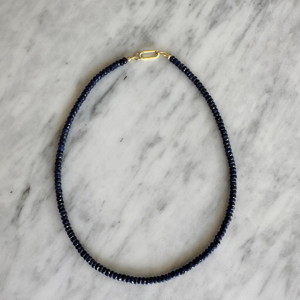 Teeny Sapphire Gemstone Necklace