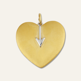Arrow Heart Charm