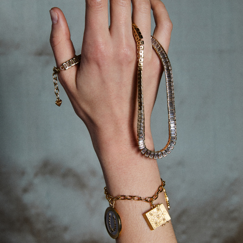 Baguette Tennis Necklace