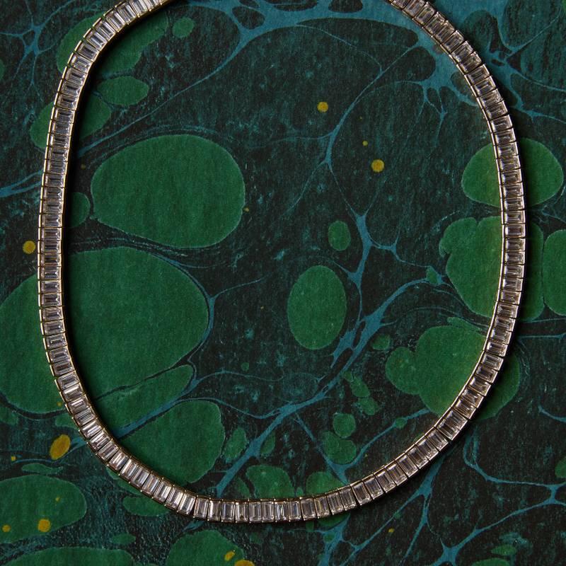 Baguette Tennis Necklace