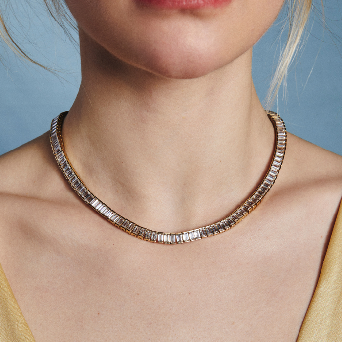 Baguette Tennis Necklace – HART