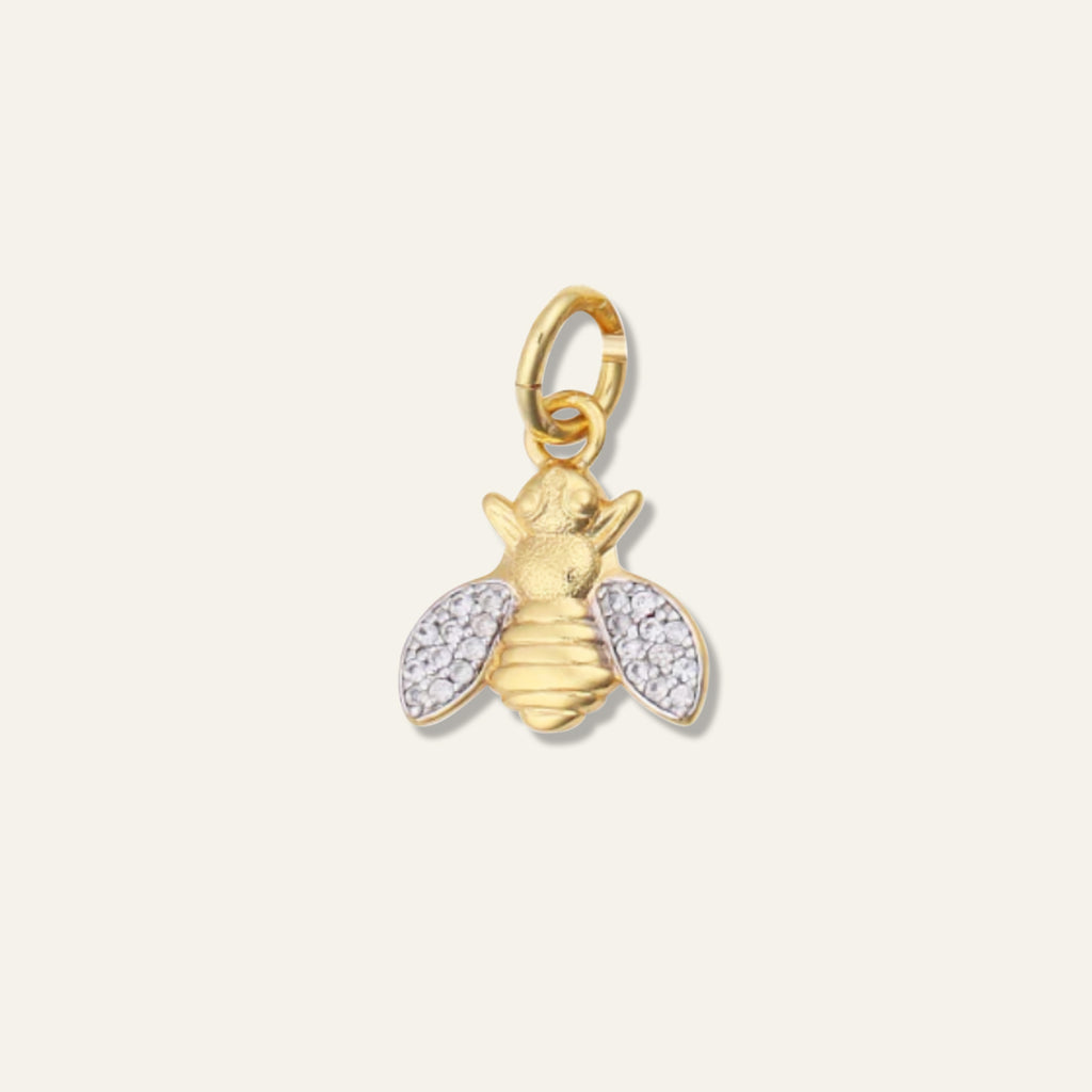 Bee Pavé Wings Charm