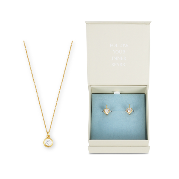Gift Box with earrings and necklace