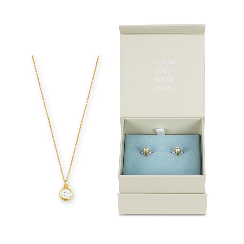 Gift Box with earrings and necklace