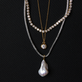 Bezel Tennis Necklace