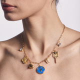 Two-Toned Heart Charm