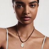 Brown Suede Necklace Cord with Carpe Diem and Divine Spark Matchstick