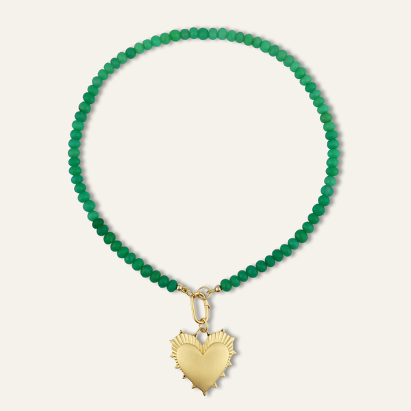 Chryso-Chalcedony Gemstone Necklace