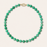 Chrysoprase Knotted Gemstone Strand
