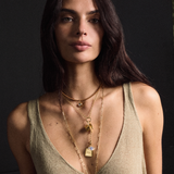 Copper Clasp Cord Necklace with Bezel Charm, Classic Rolo Charm Clip Lariat Necklace with Dice, Law of Attraction Magnet, Soul & Ego, Evil Eye Charm