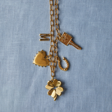 Small Luck and Love Clover Charm