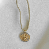 Cosmic Cowgirl on Gold Lurex Cord