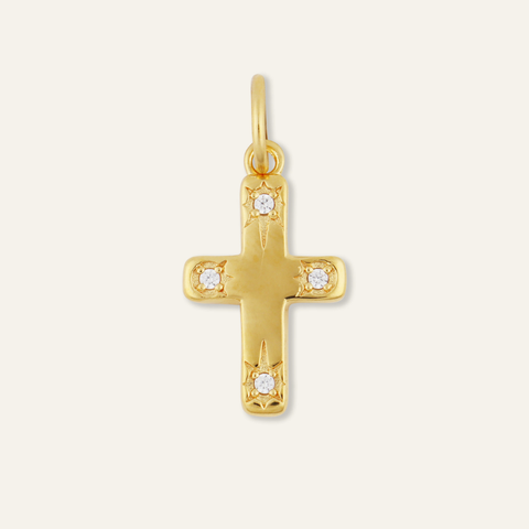 Cosmos Cross Charm