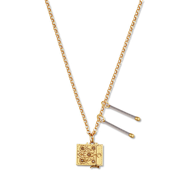 Courtney Grow's Etched Vesta Case Cluster Necklace