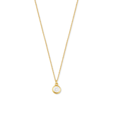 Dainty Bezel Necklace
