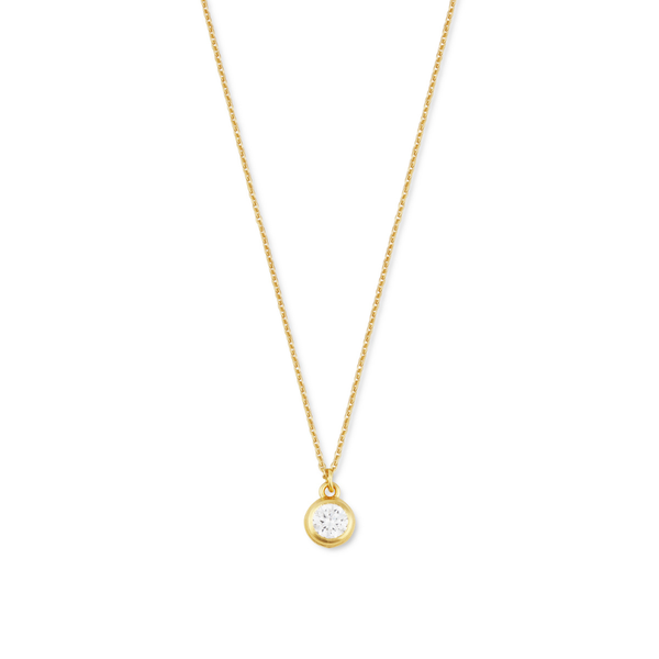 Dainty Bezel Necklace