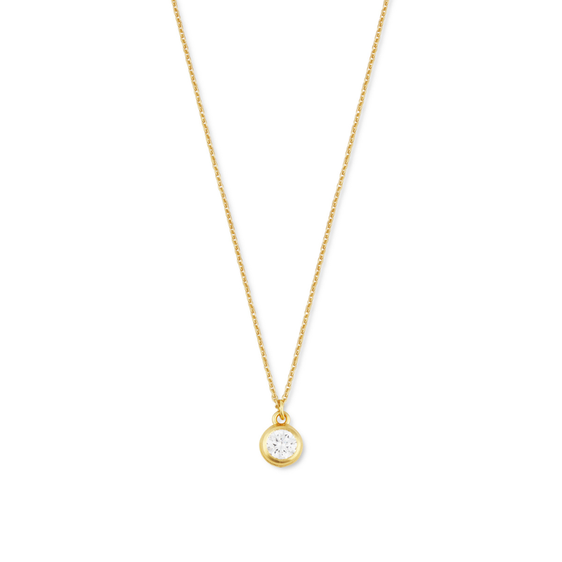 Dainty Bezel Necklace