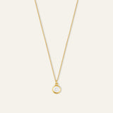 Dainty Bezel Necklace