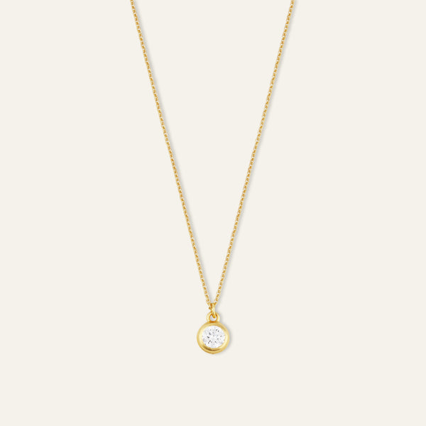 Dainty Bezel Necklace