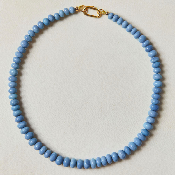 Denim Opal Gemstone Necklace