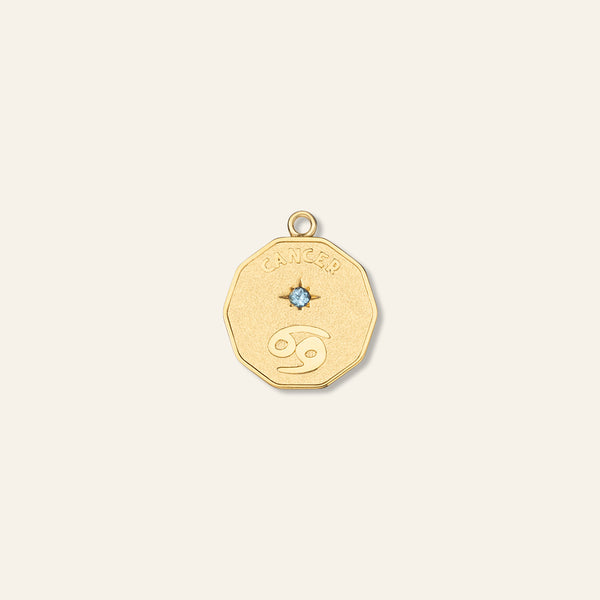 Elemental Cancer Zodiac Charm