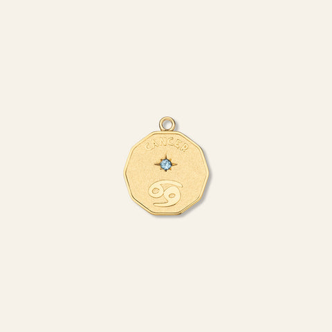 Elemental Cancer Zodiac Charm