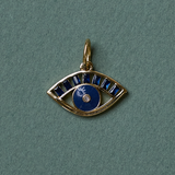 Sapphire Evil Eye Charm