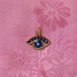 Sapphire Evil Eye Charm