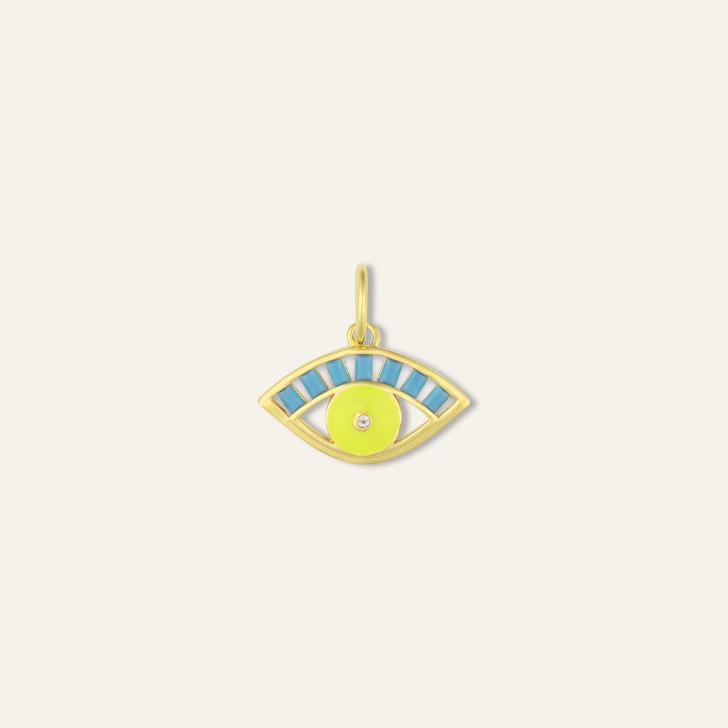 Evil Eye Charm 25Q2CHTLSTMED01YL0433