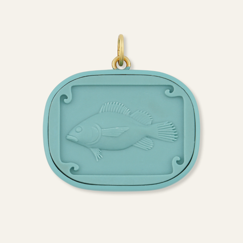 Fish Cameo Charm