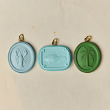 Lobster Cameo, Fish Cameo, Palm Cameo