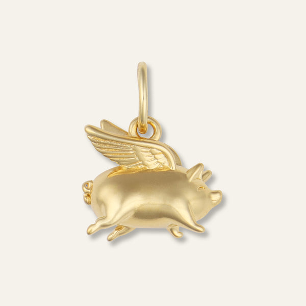Flying Piggy Charm