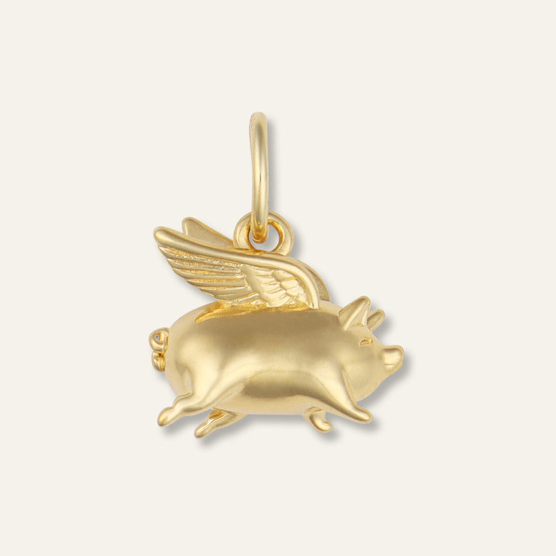 Flying Piggy Charm