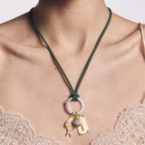 Jen Wonders x HART Greek Key Clip Cord Necklace
