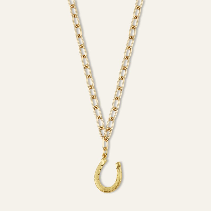 Fortuna Horseshoe Necklace